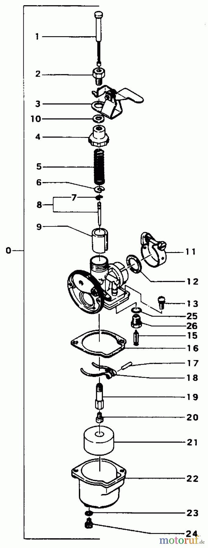 Tanaka Wasser Pumpen TCP-381 - Tanaka Centrifugal Pump Carburetor