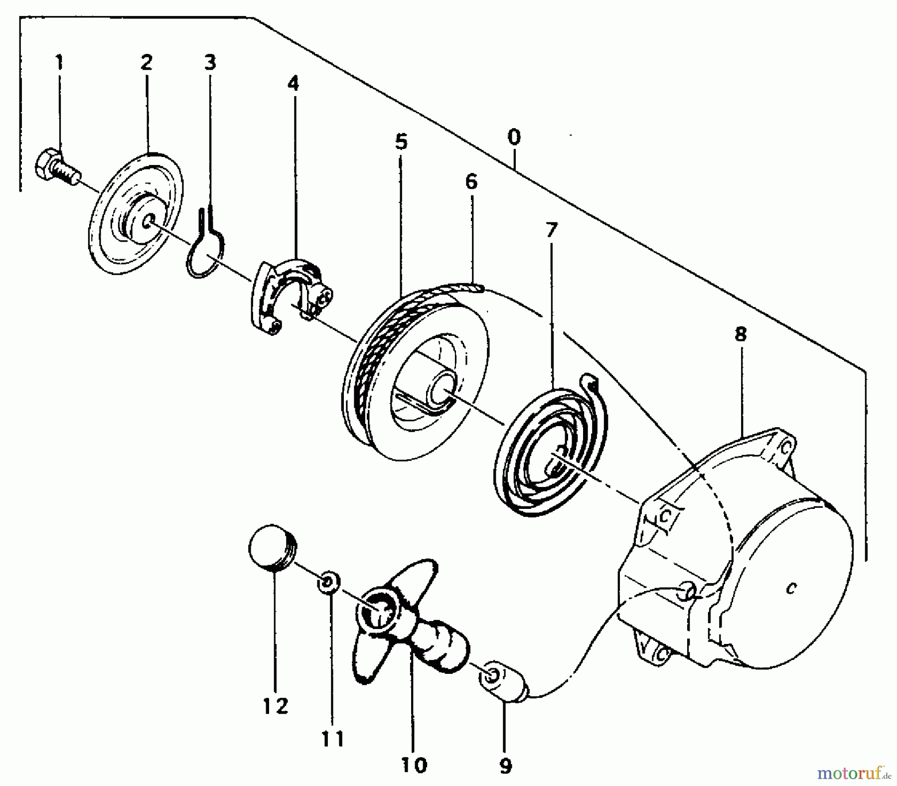 Tanaka Wasser Pumpen TCP-381 - Tanaka Centrifugal Pump Recoil Starter