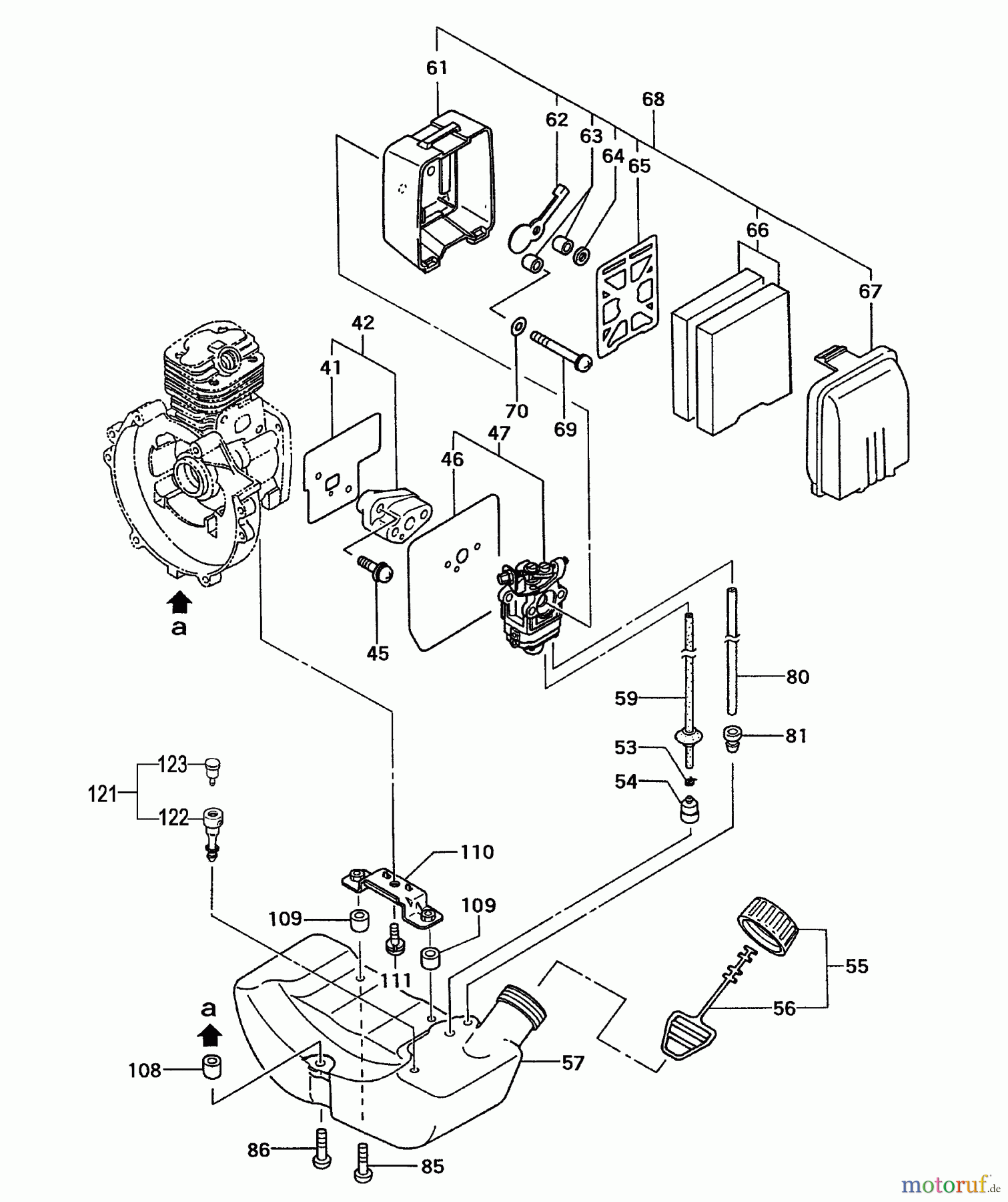 Tanaka Blasgeräte, Sauger, Häcksler, Mulchgeräte THB-2510 - Tanaka Handheld Blower Fuel System