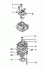 Tanaka TED-210C - Gas Drill (SN: T277487 - T2848900) Ersatzteile Carburetor