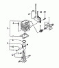 Tanaka TED-210C - Gas Drill (SN: T277487 - T2848900) Ersatzteile Cylinder, Piston, Crankshaft, Ignition