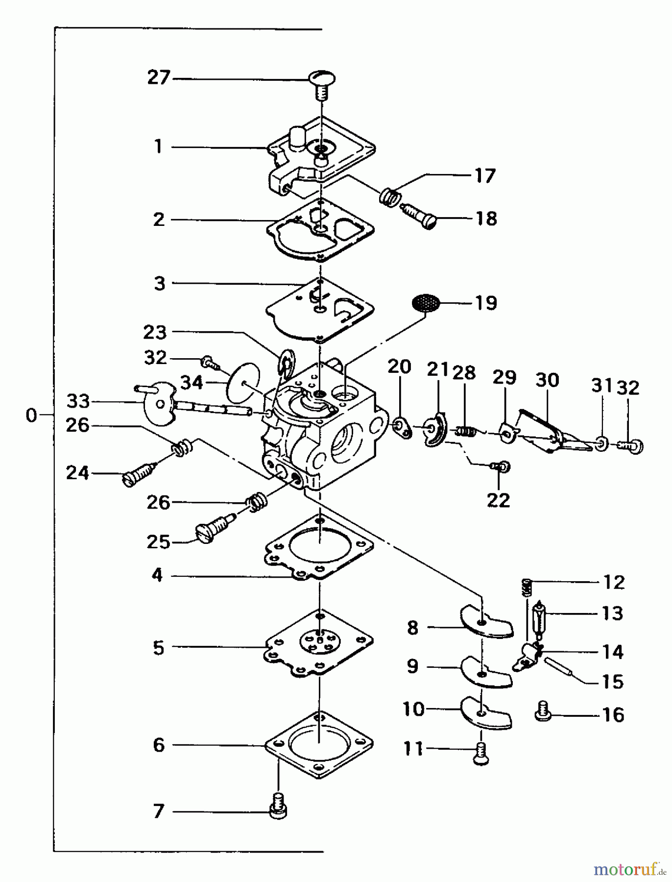  Tanaka Erdbohrer TED-232 - Tanaka Engine Drill Carburetor