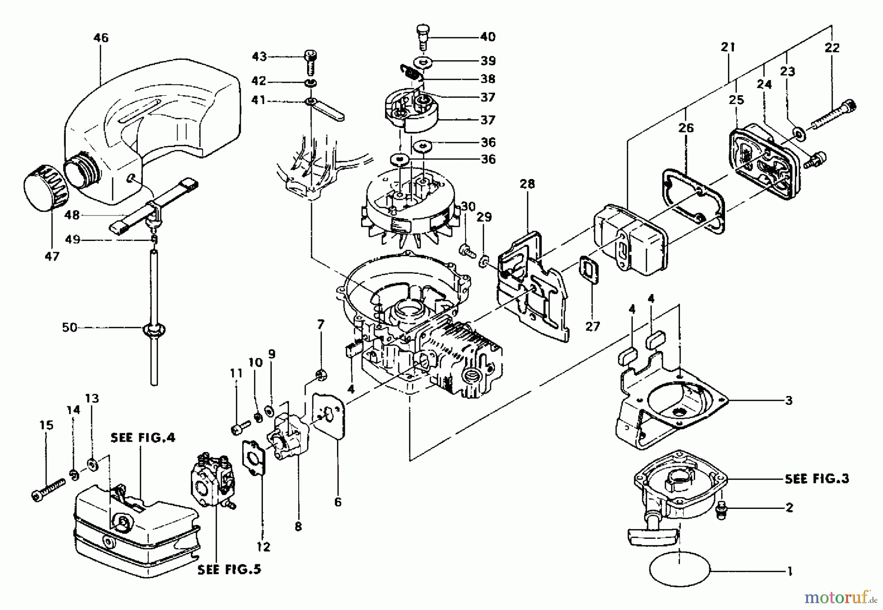 Tanaka Erdbohrer TED-265 - Tanaka Engine Drill Engine Components