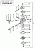 Tanaka TED-262 - Portable Gas Drill Ersatzteile Carburetor (Units prior to serial number S279070)