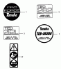 Tanaka TED-262 - Portable Gas Drill Ersatzteile Decals
