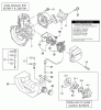 Tanaka TED-262 - Portable Gas Drill Ersatzteile Fuel System (Older Versions)