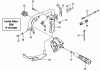 Tanaka TED-262 - Portable Gas Drill Ersatzteile Handles & Throttle (Units After S/N P151800)