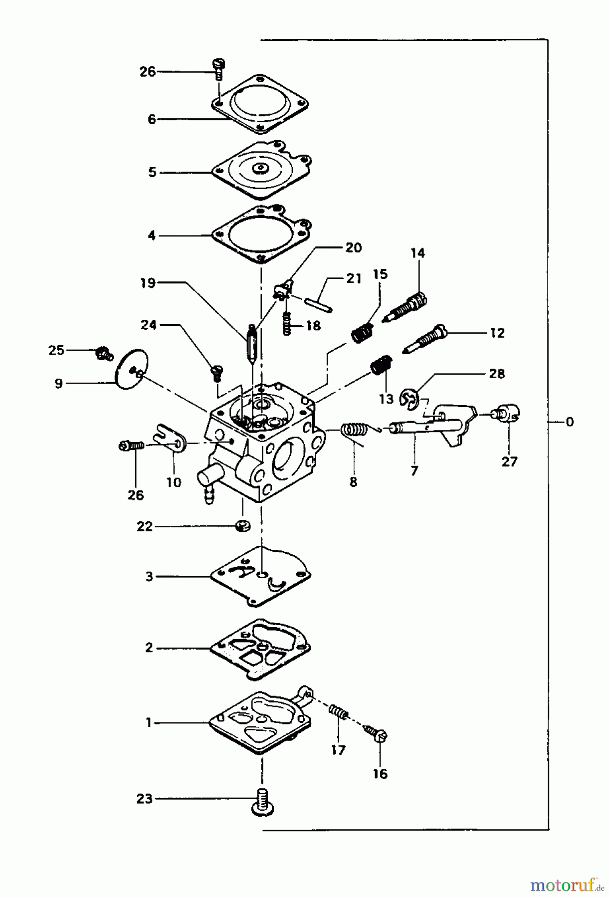 Tanaka Erdbohrer TIA-305 - Tanaka Power Auger Carburetor
