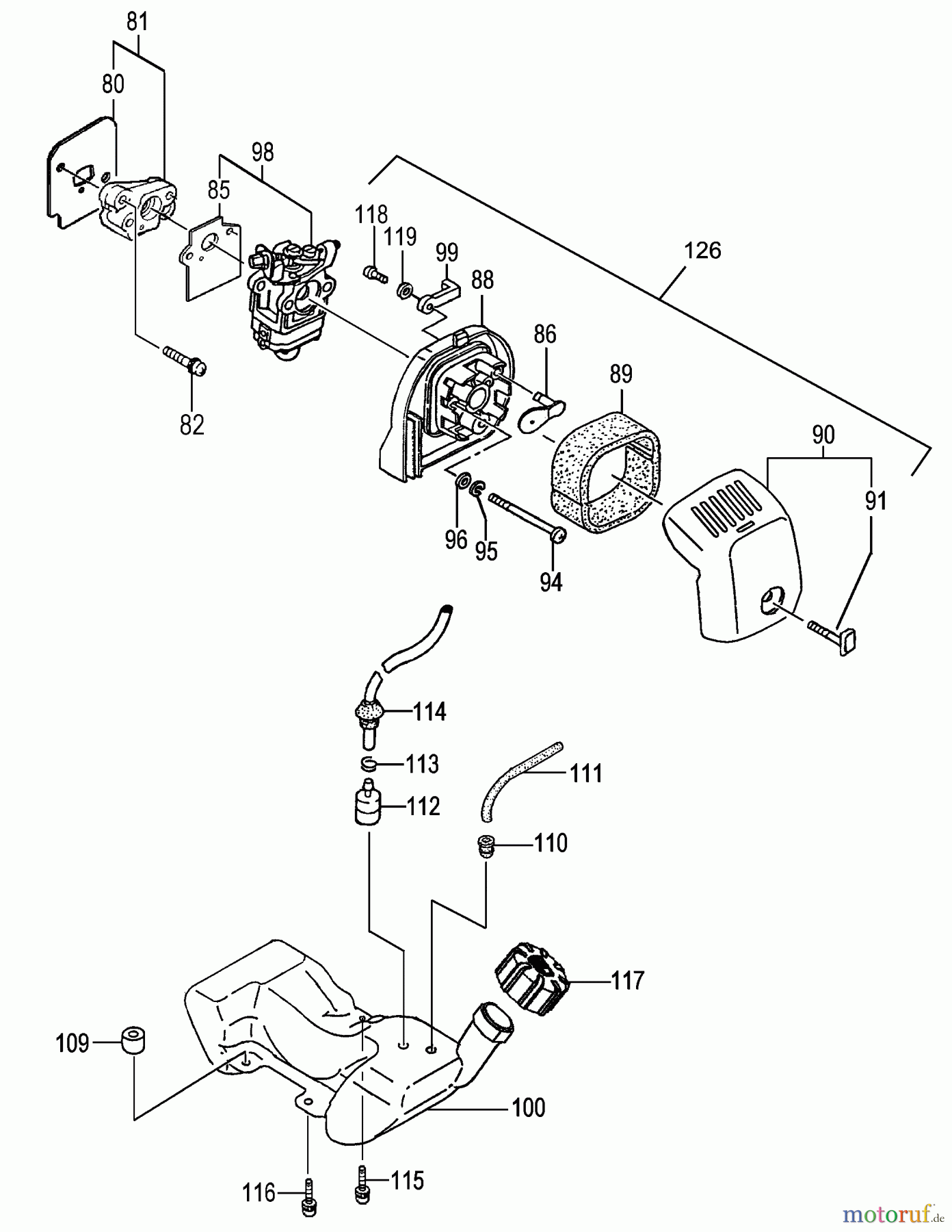  Tanaka Zubehör TBC-250SF - Tanaka Smart Fit - Multi Task Tool Fuel System