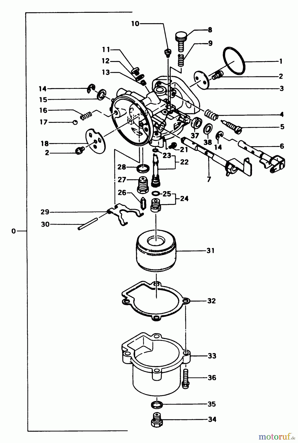 Tanaka Kantenschneider TLE-500 - Tanaka Lawn Edger Carburetor