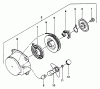 Tanaka TLE-500 - Lawn Edger Ersatzteile Recoil Starter