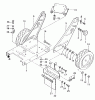 Tanaka TLE-550 - Walk-Behind Edger Ersatzteile Engine Bed, Mud Flap