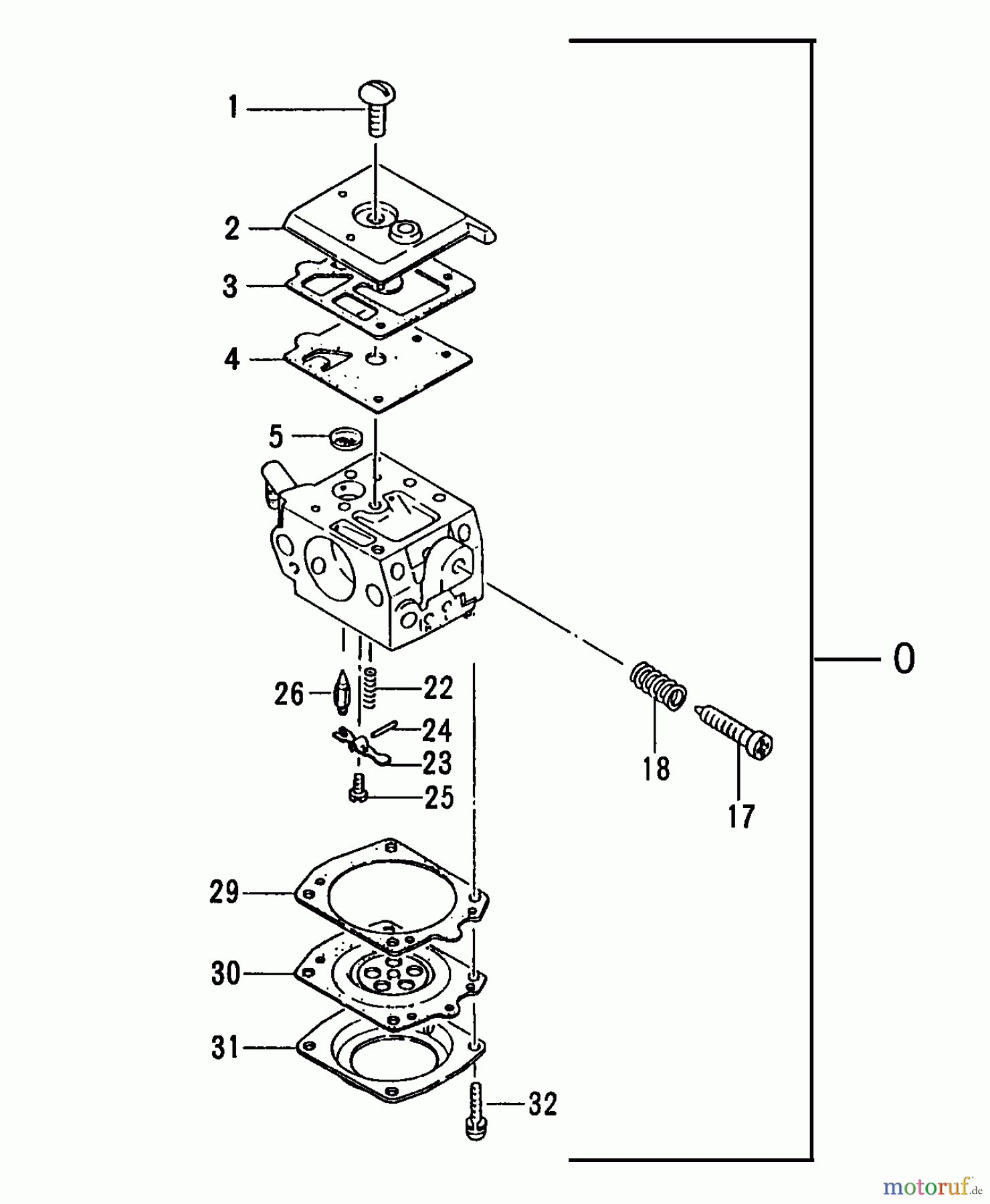  Tanaka Kantenschneider TLE-600 - Tanaka Walk-Behind Edger Carburetor