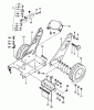 Tanaka TLE-600 - Walk-Behind Edger Ersatzteile Engine Bed & Rear Wheels