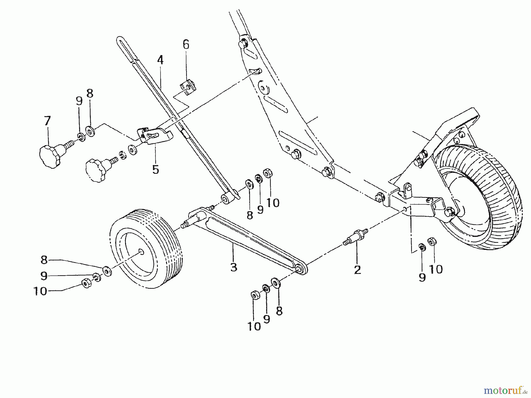 Tanaka Kantenschneider TLE-550 - Tanaka Walk-Behind Edger Drop Wheel Kit