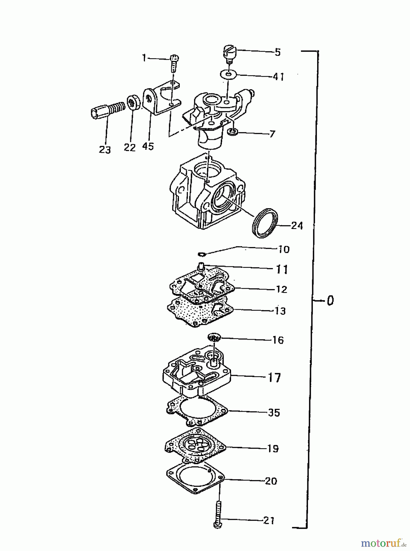  Tanaka Kantenschneider TPE-2510 - Tanaka Portable Edger Carburetor