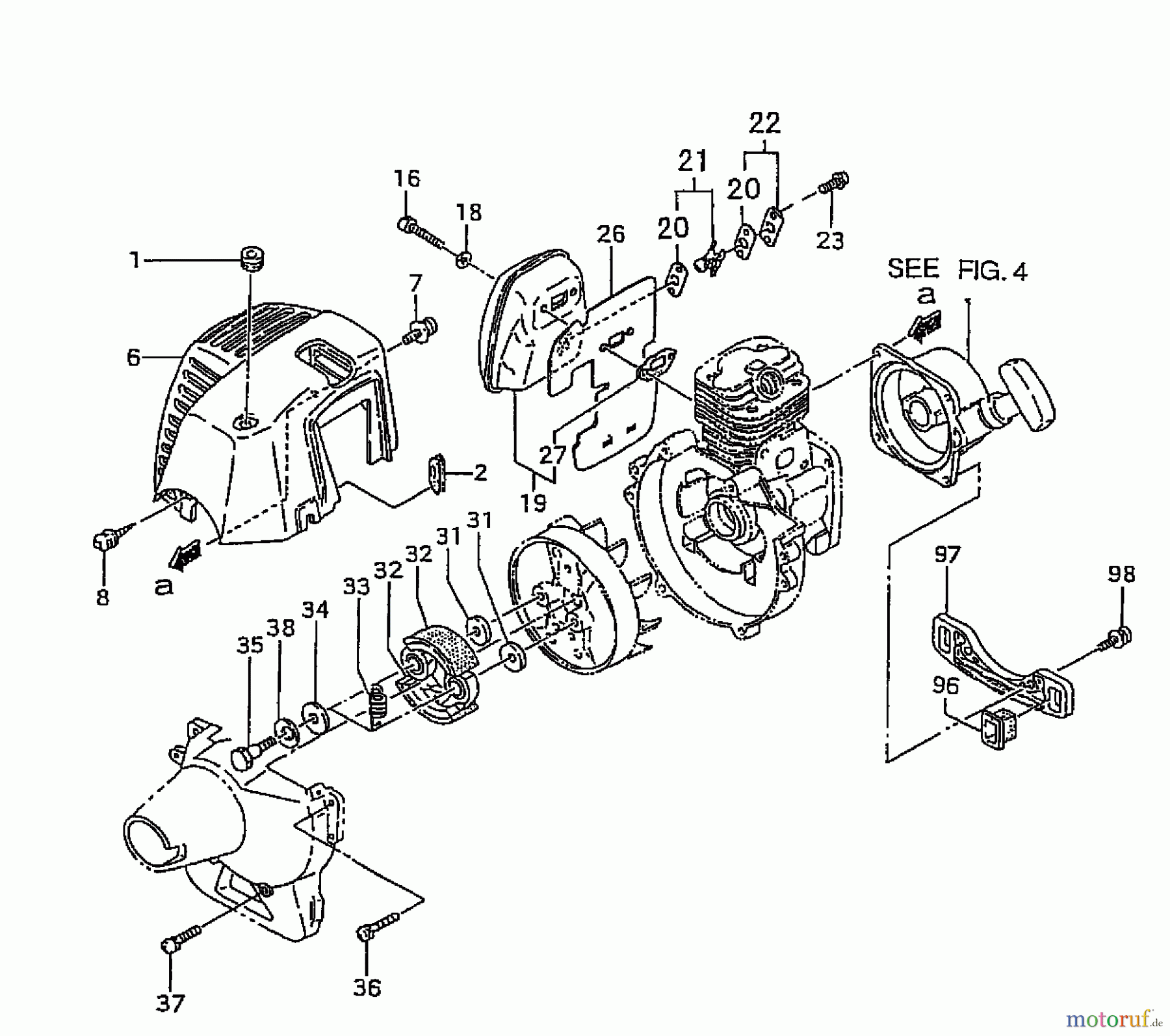 Tanaka Kantenschneider TPE-2510 - Tanaka Portable Edger Engine Components
