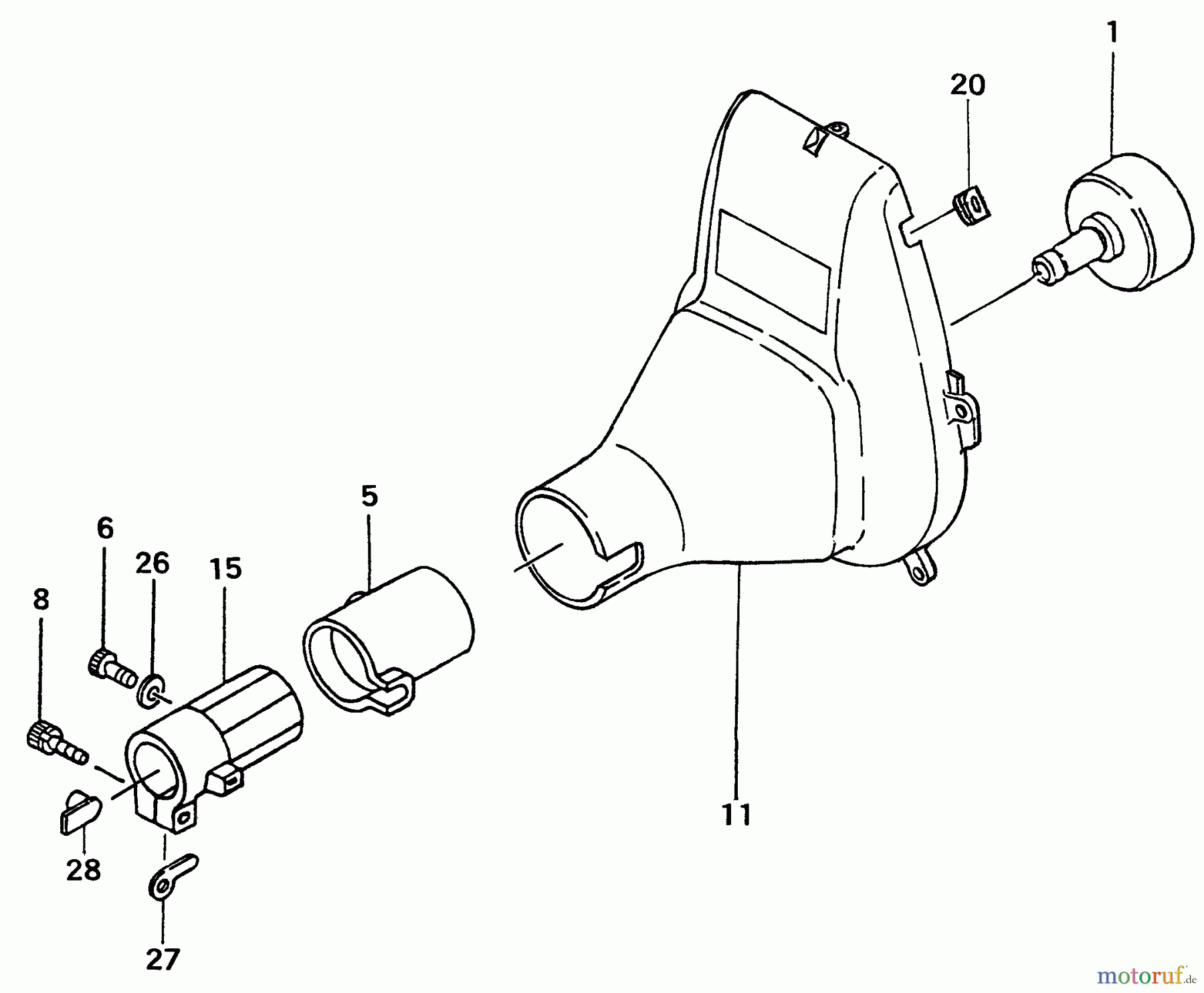 Tanaka Kantenschneider TPE-270PF - Tanaka Portable Edger Fan Case, Clutch Drum