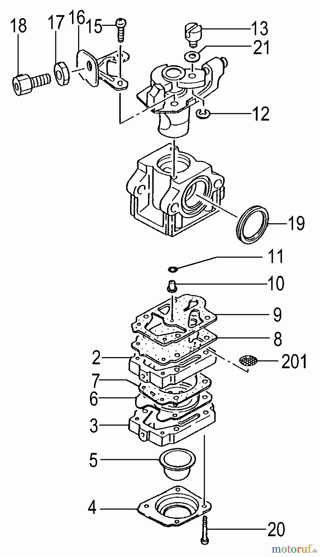  Tanaka Motoren PF-2500 - Tanaka Utility / Scooter Engine Carburetor