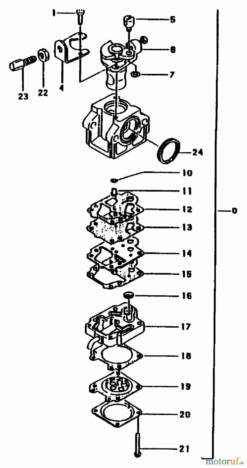 Tanaka Motoren Weber - Tanaka Weber Vibrating Wet Screed Engine Carburetor
