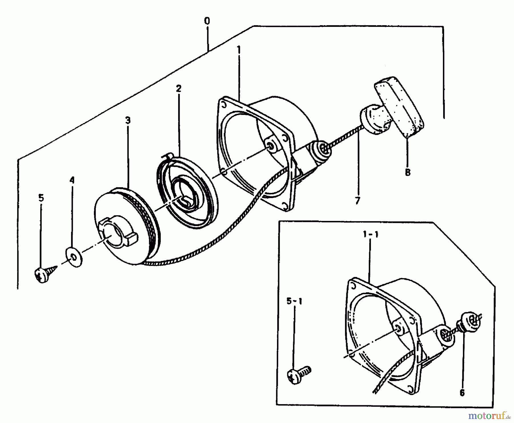 Tanaka Motoren Weber - Tanaka Weber Vibrating Wet Screed Engine Recoil Starter