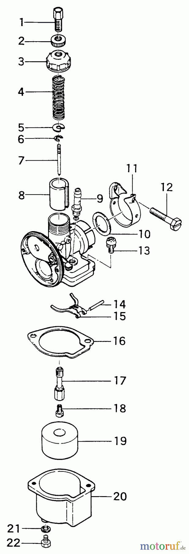 Tanaka Botsmotoren TOB-25 - Tanaka 2.5HP Outboard Motor Carburetor (Part 2)
