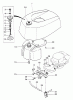Tanaka TOB-25 - 2.5HP Outboard Motor Ersatzteile Engine Shroud, Fuel Tank & Fuel Cock