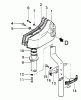 Tanaka TOB-25 - 2.5HP Outboard Motor Ersatzteile Muffler