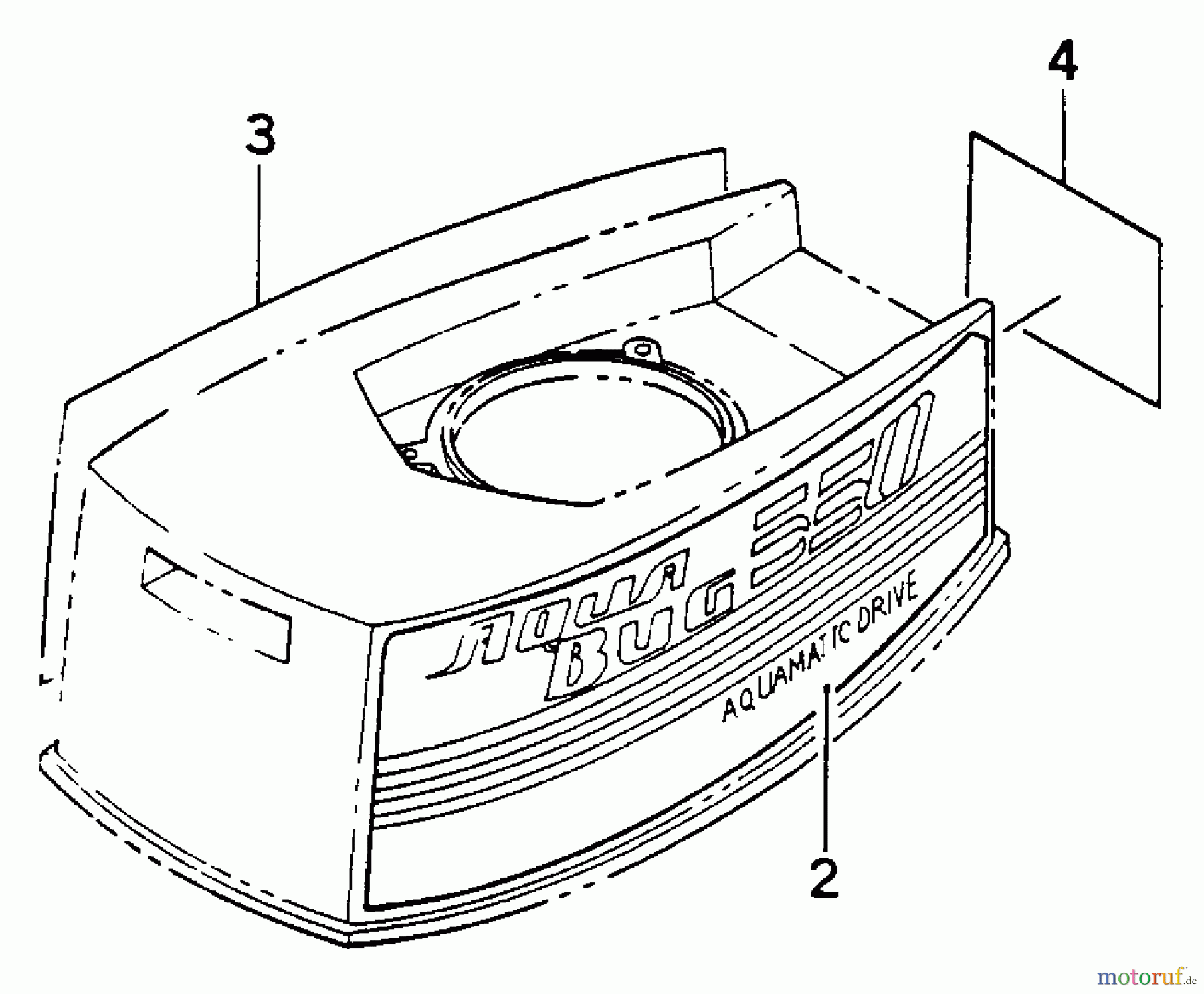  Tanaka Botsmotoren TOB-550 - Tanaka 5.5HP Outboard Motor Marks