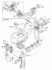 Tanaka TOB-550 - 5.5HP Outboard Motor Ersatzteile Muffler, Clutch & Reed Valve