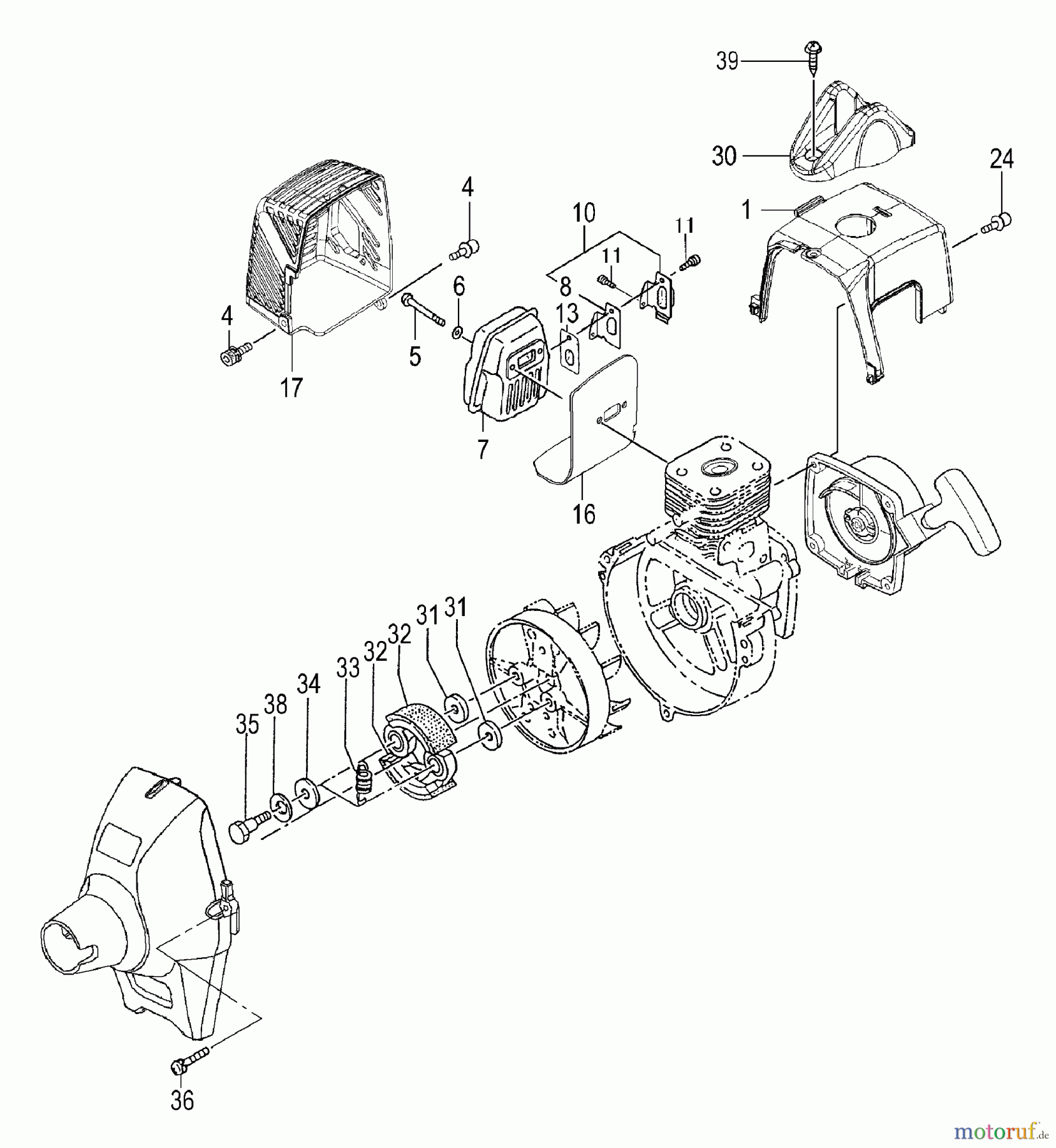  Tanaka Zubehör TBC-260SF - Tanaka Smart Fit - Multi Task Tool Muffler, Clutch & Cover
