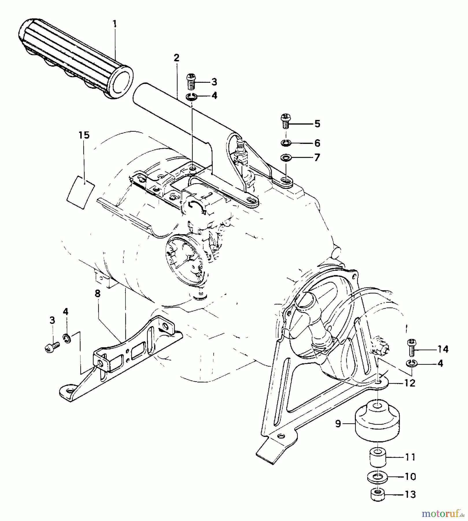  Tanaka Stromerzeuger QEG-250 - Tanaka Portable Generator Handle & Frame