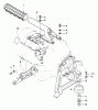 Tanaka QEG-250 - Portable Generator Ersatzteile Handle & Frame