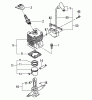 Tanaka HTD-2526PF - 26" Hedge Trimmer Ersatzteile Cylinder, Piston, Crankshaft, Ignition
