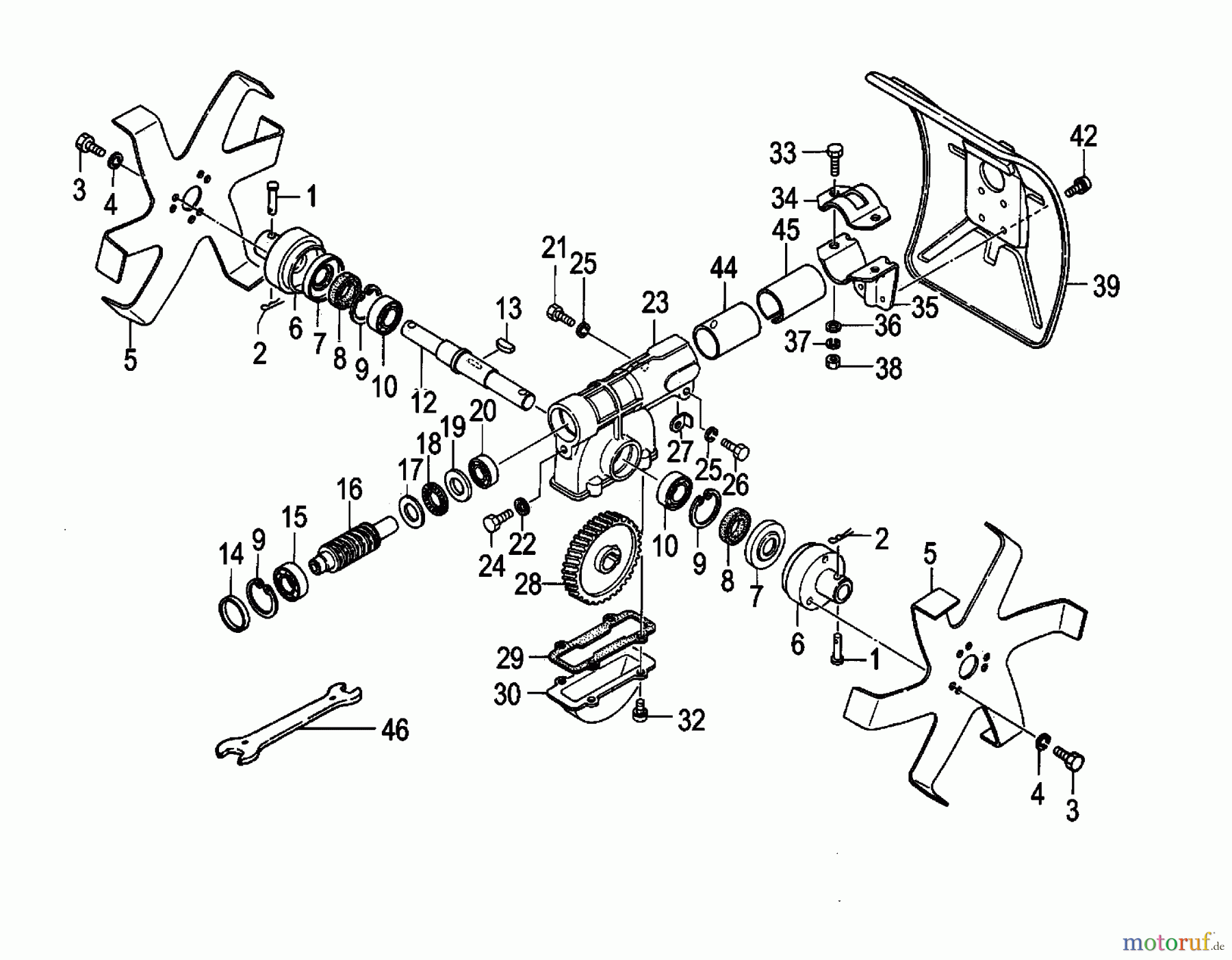  Tanaka Zubehör TBC-SF - Tanaka Smart Fit Attachments Mini Cultivator