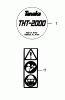 Tanaka THT-2000 - Hedge Trimmer Ersatzteile Decals