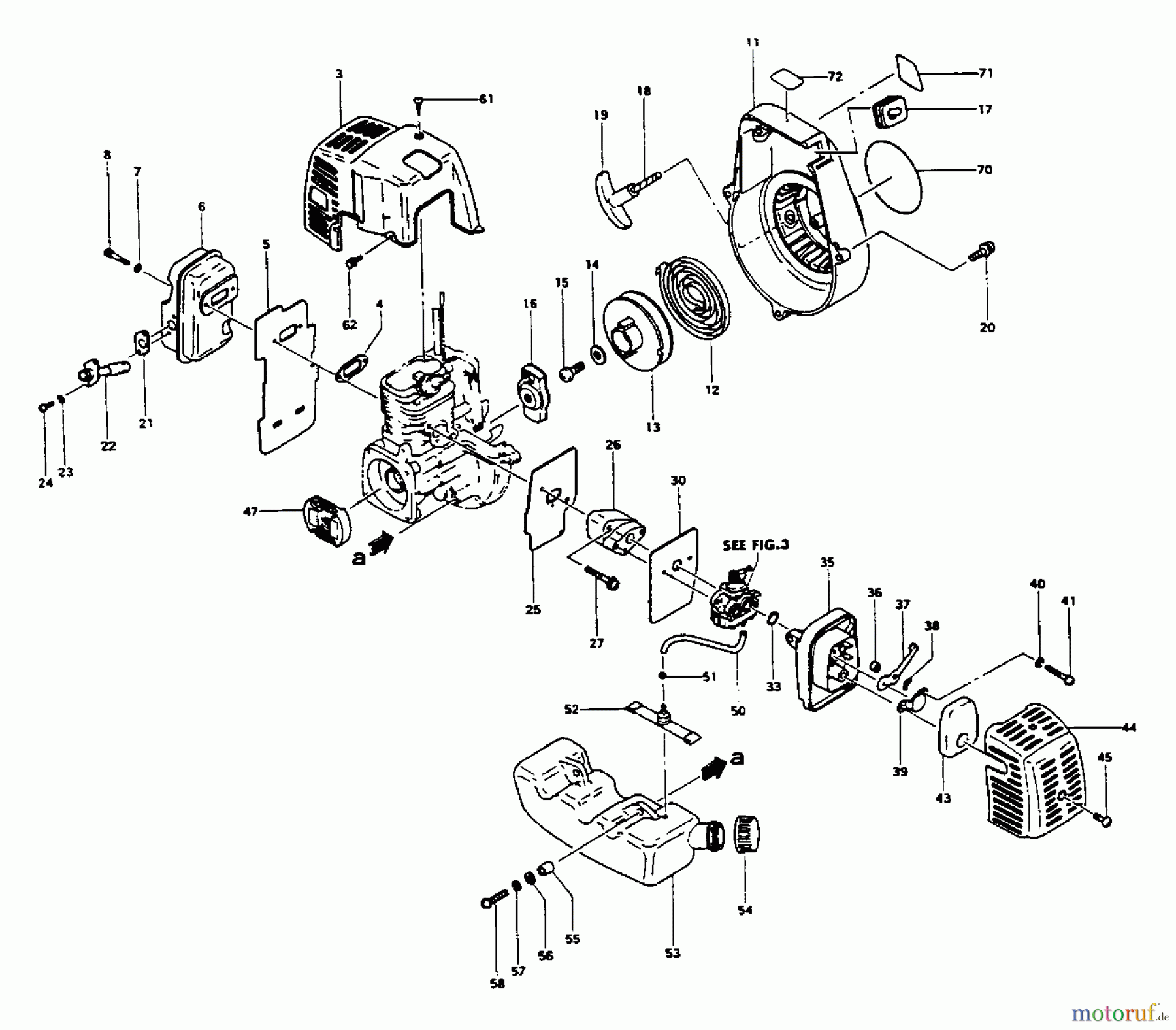 Tanaka Heckenscheeren THT-210 - Tanaka Hedge Trimmer Engine Components