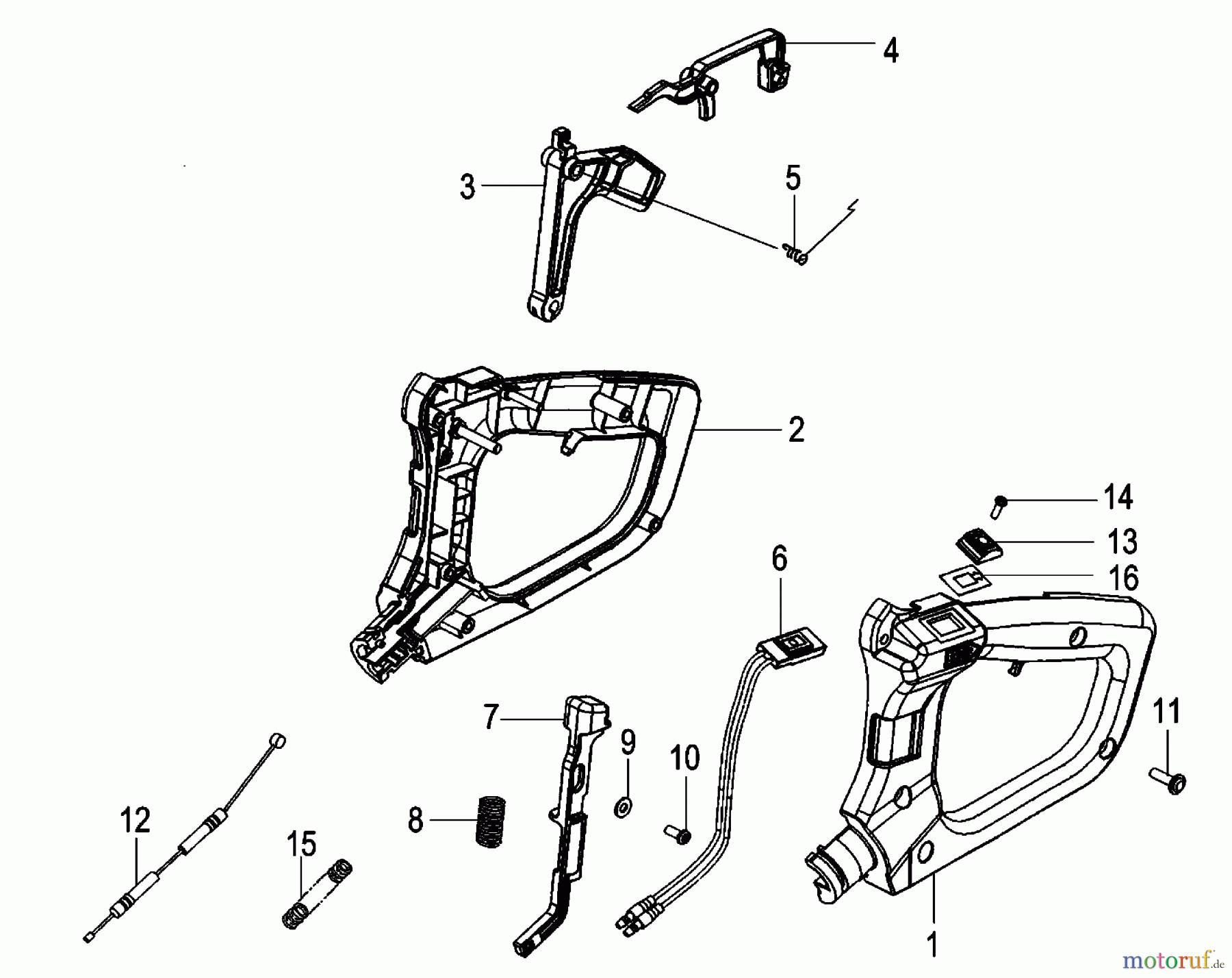 Tanaka Heckenscheeren THT-210S - Tanaka Hedge Trimmer Rear Handle