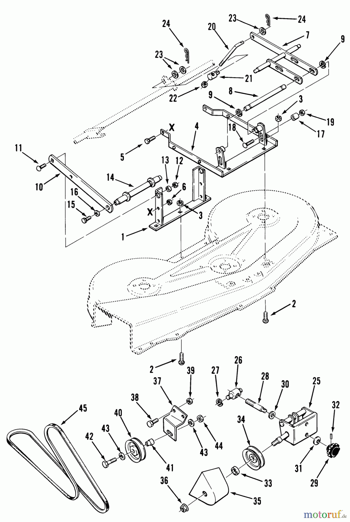 Toro Neu Mowers, Deck Assembly Only 05-48SY01 - Toro 48