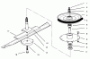 Toro 30133 - 32" Recycler Mower, 1994 (SN 490001-490500) Ersatzteile DRIVE SPINDLE ASSEMBLY