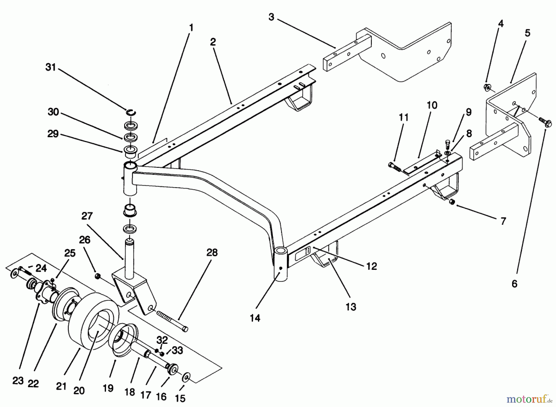 Toro Neu Mowers, Deck Assembly Only 30137 - Toro 37
