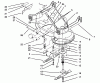 Toro 30137 - 37" Recycler Mower, 1994 (490286-491035) Ersatzteile DECK & SPINDLE ASSEMBLY