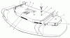 Toro 30144 - 44" Side Discharge Mower, 1994 (490001-491351) Ersatzteile CUTTING UNIT DECK COVERS