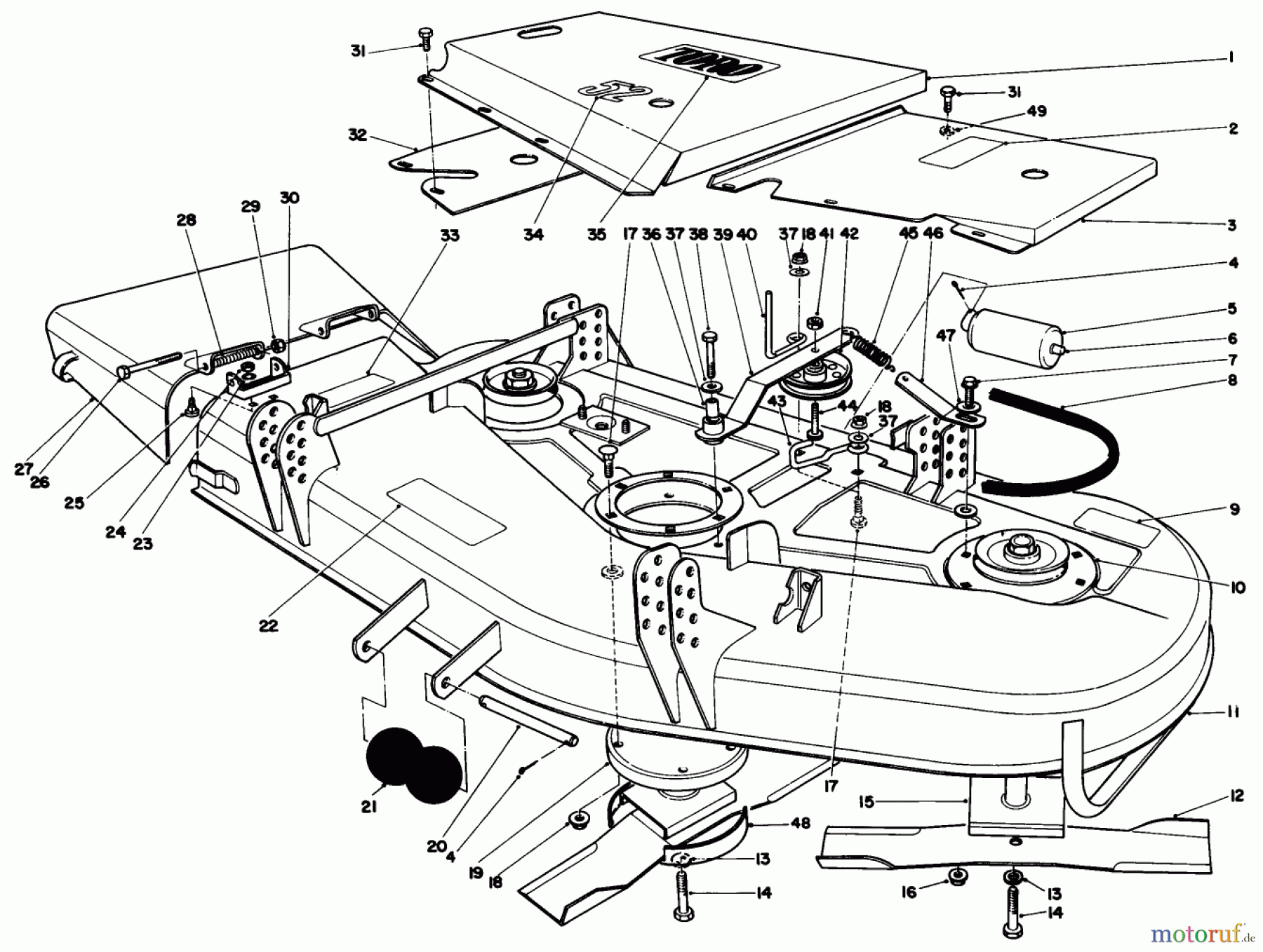  Toro Neu Mowers, Deck Assembly Only 30152 - Toro 52