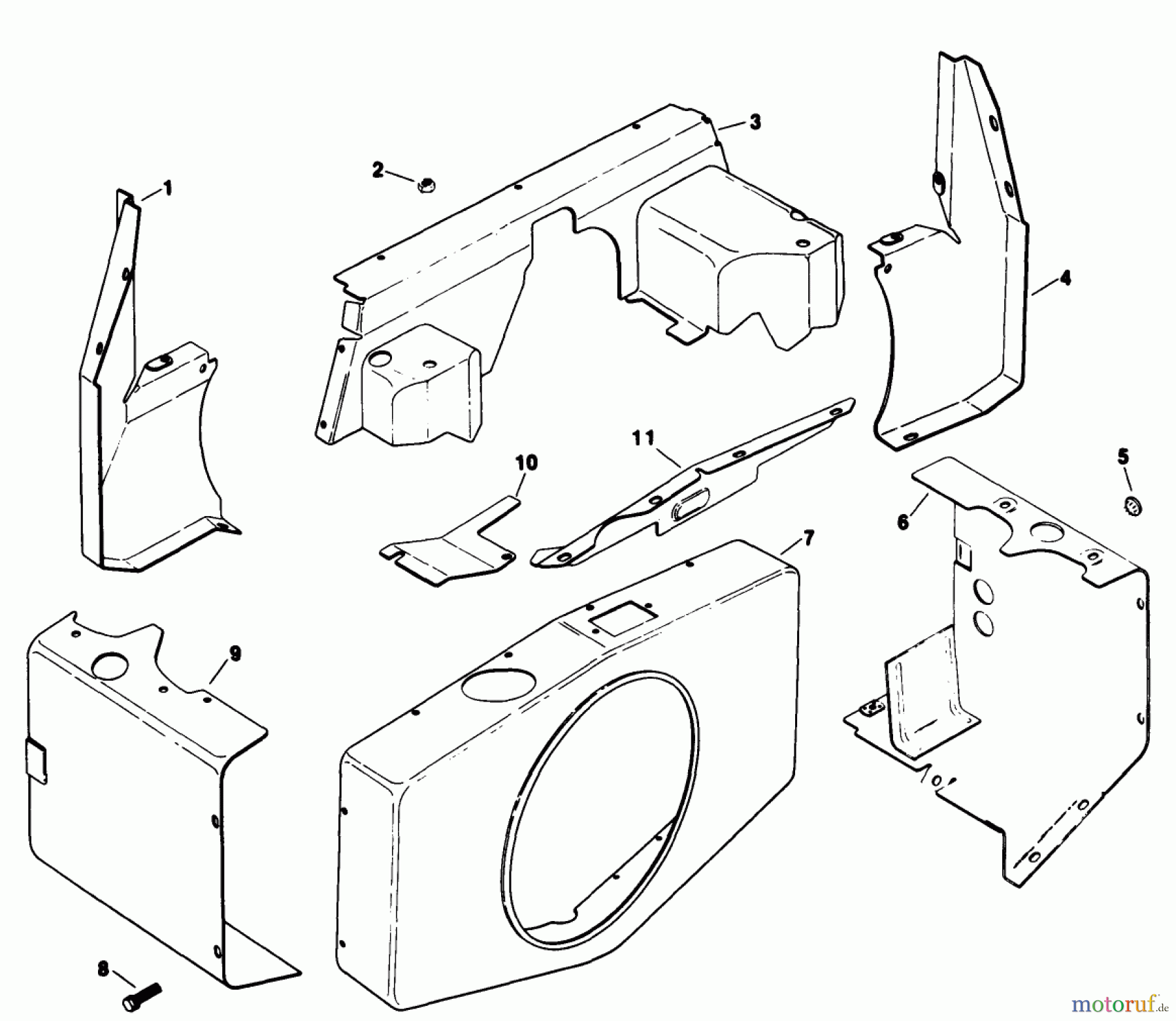Toro Neu Mowers, Deck Assembly Only 30544 (117/120) - Toro 44