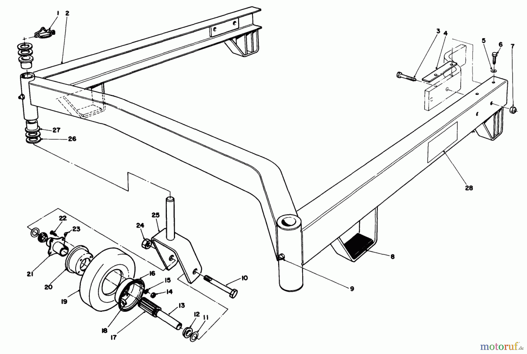 Toro Neu Mowers, Deck Assembly Only 30544 (117/120) - Toro 44