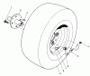 Toro 30544 (117/120) - 44" Side Discharge Mower, Groundsmaster 117/120, 1989 (900001-999999) Ersatzteile FRONT WHEEL ASSEMBLY