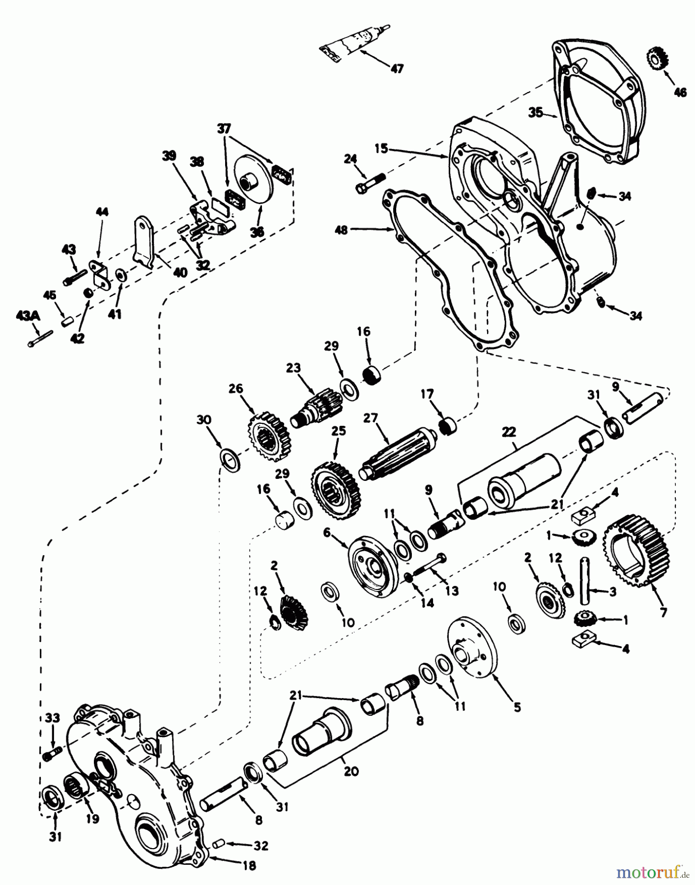 Toro Neu Mowers, Deck Assembly Only 30544 (117/120) - Toro 44
