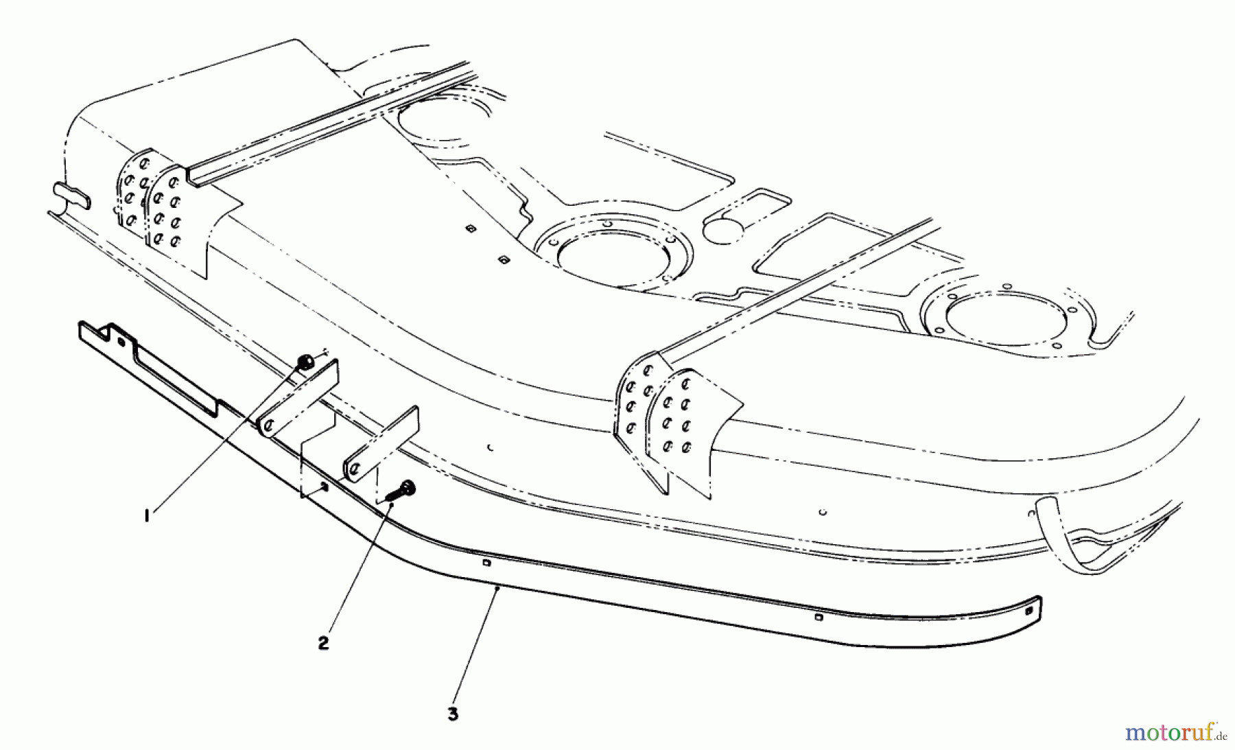  Toro Neu Mowers, Deck Assembly Only 30544 (117/120) - Toro 44