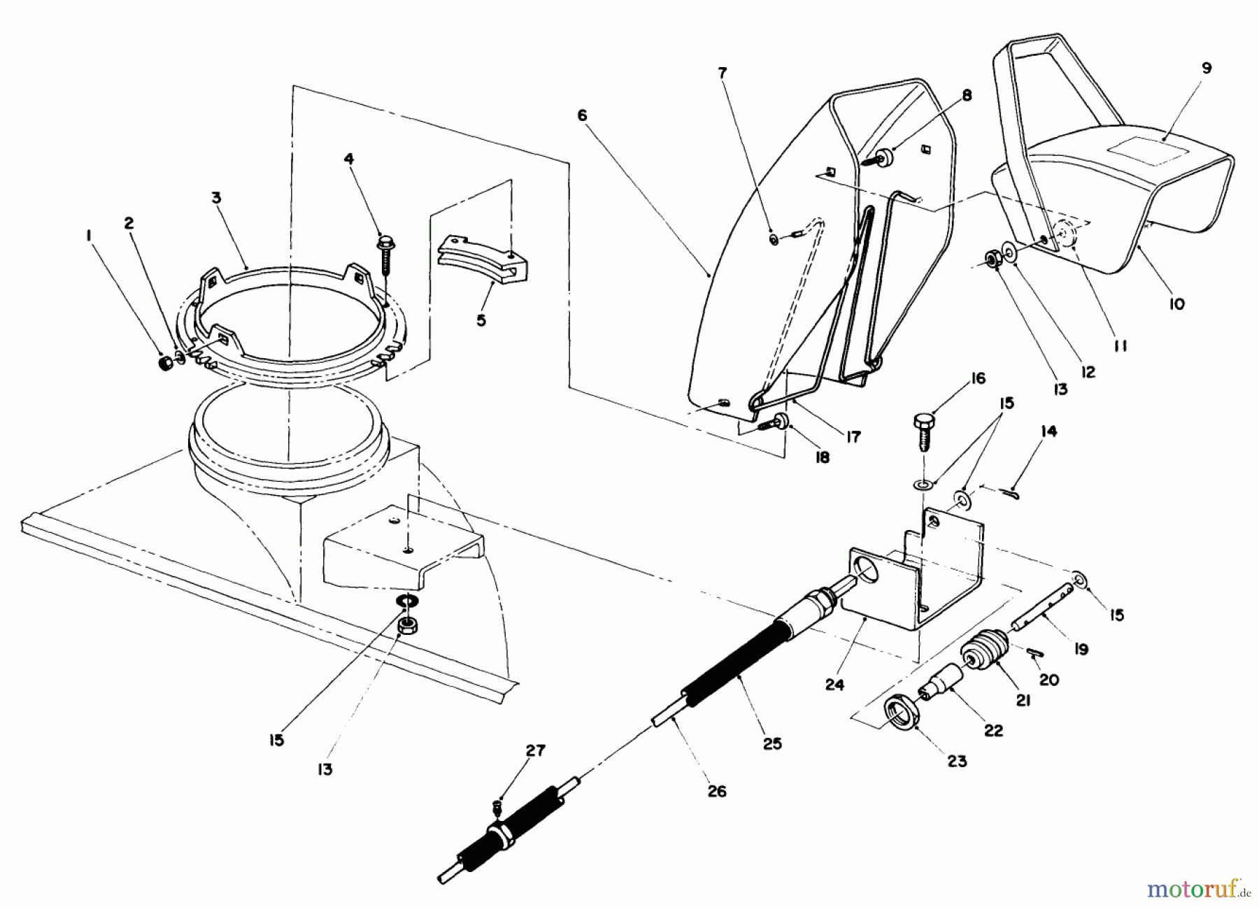  Toro Neu Mowers, Deck Assembly Only 30544 (117/120) - Toro 44